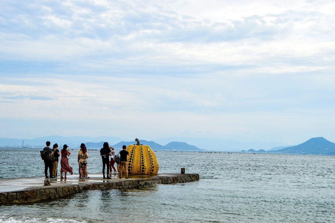 :naoshima yellow pumpkin kusama art island japan