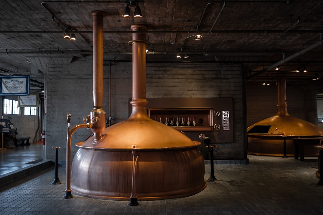 :japanese whiskey distillery copper pot stills