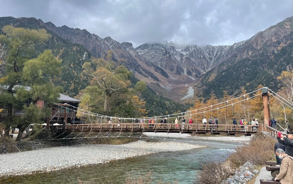 ：japan nature kamikochi kappa bridge japan alps