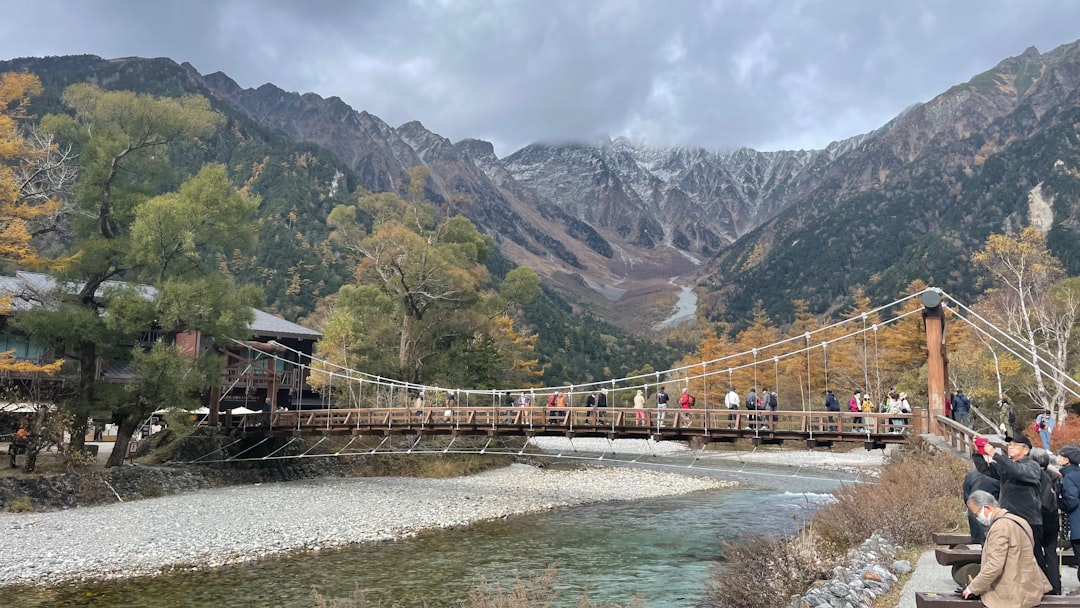：japan nature kamikochi kappa bridge japan alps