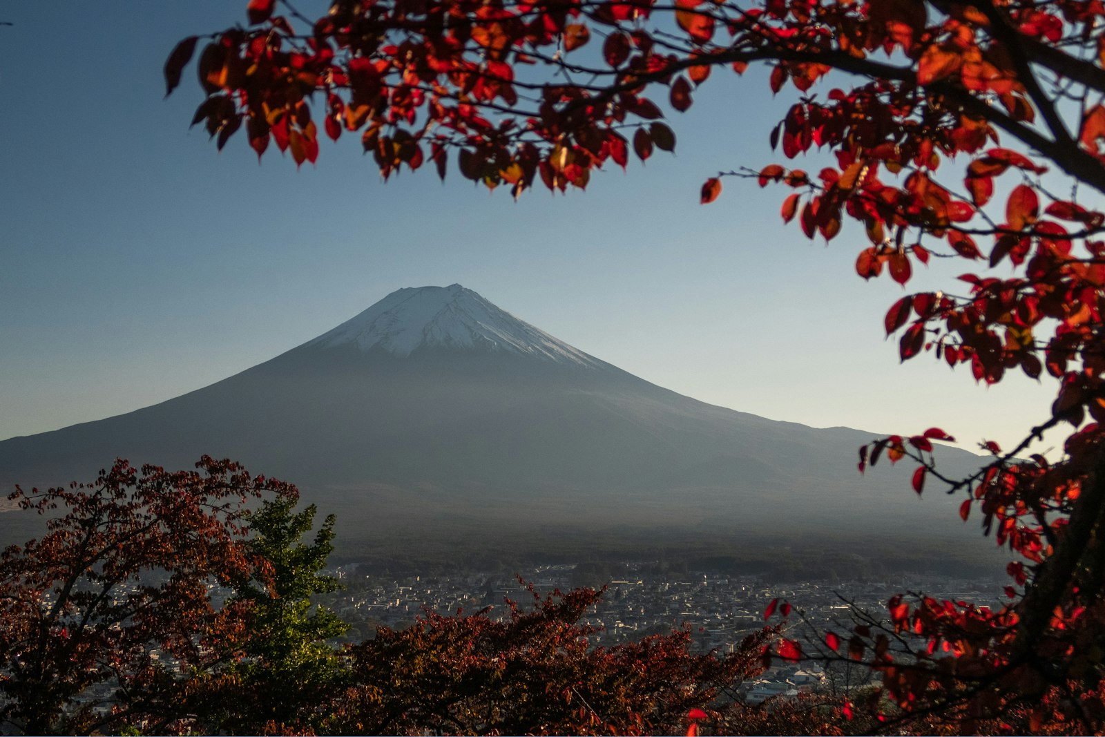 ：early autumn leaves japan october hokkaido daisetsuzan