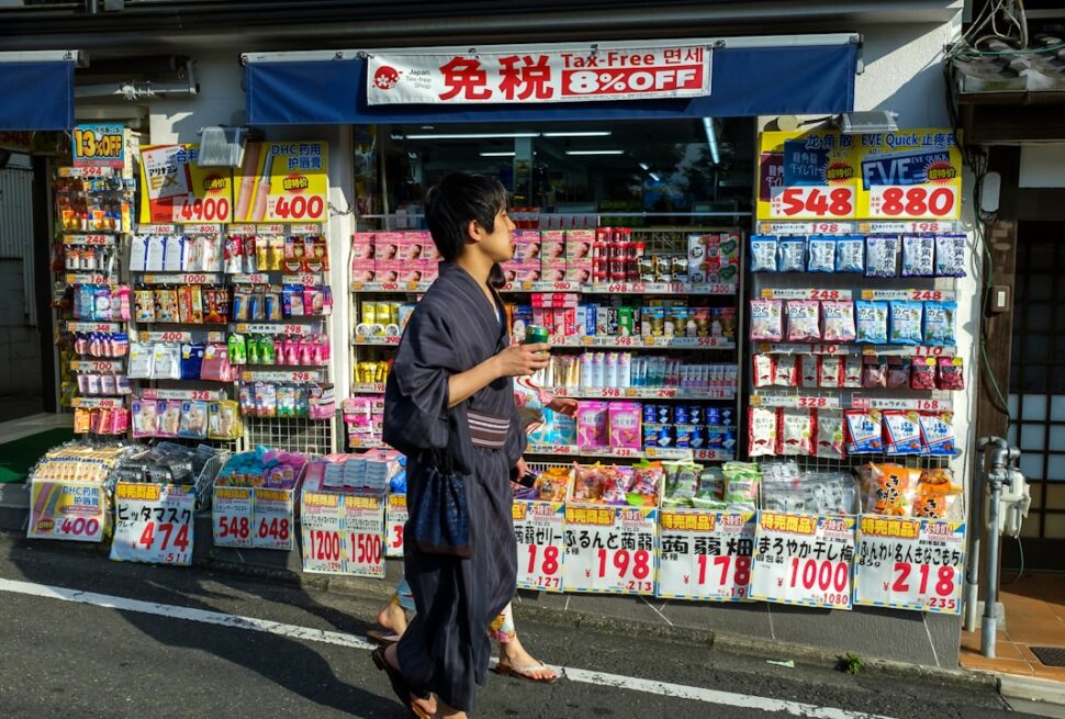 ：prescription medicine and passport prepared for travel to japan