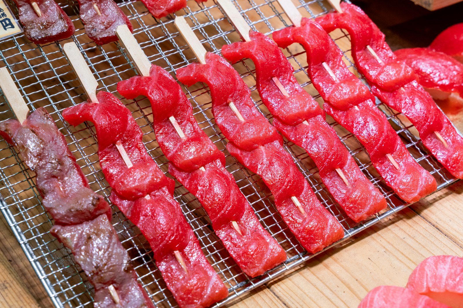 :nishiki market tako tamago candied octopus skewer kyoto