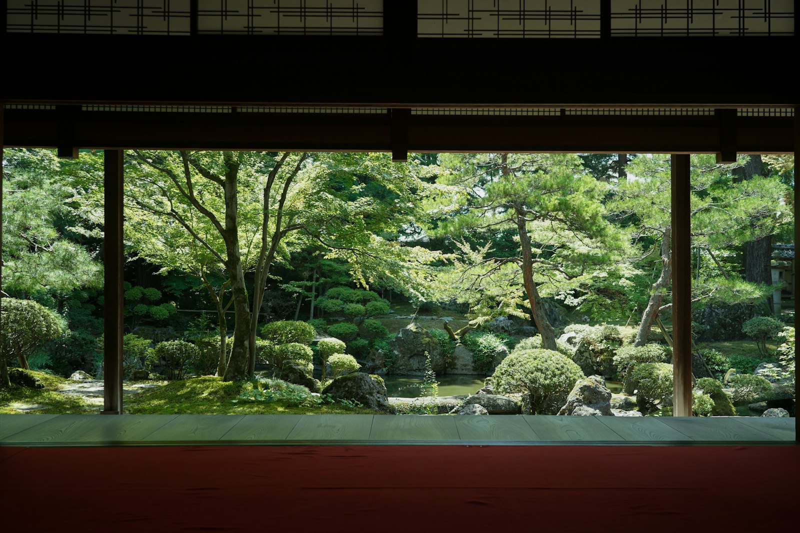 :ryokan japan tatami room shoji garden view