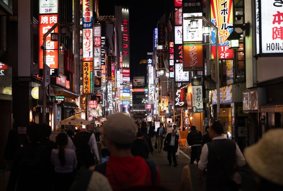 ：charcoal smoke and paper lanterns in omoide yokocho, the heart of shinjuku food