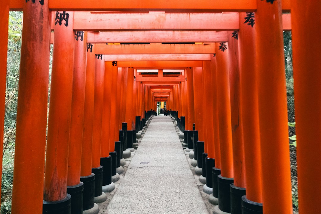 :beautiful places in japan fushimi inari torii gates in the early morning