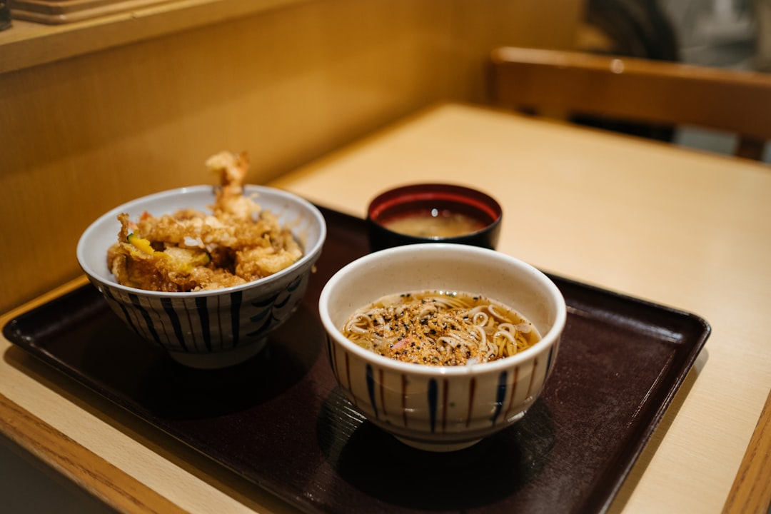 :ponzu and goma-dare dipping sauces served with shabu shabu
