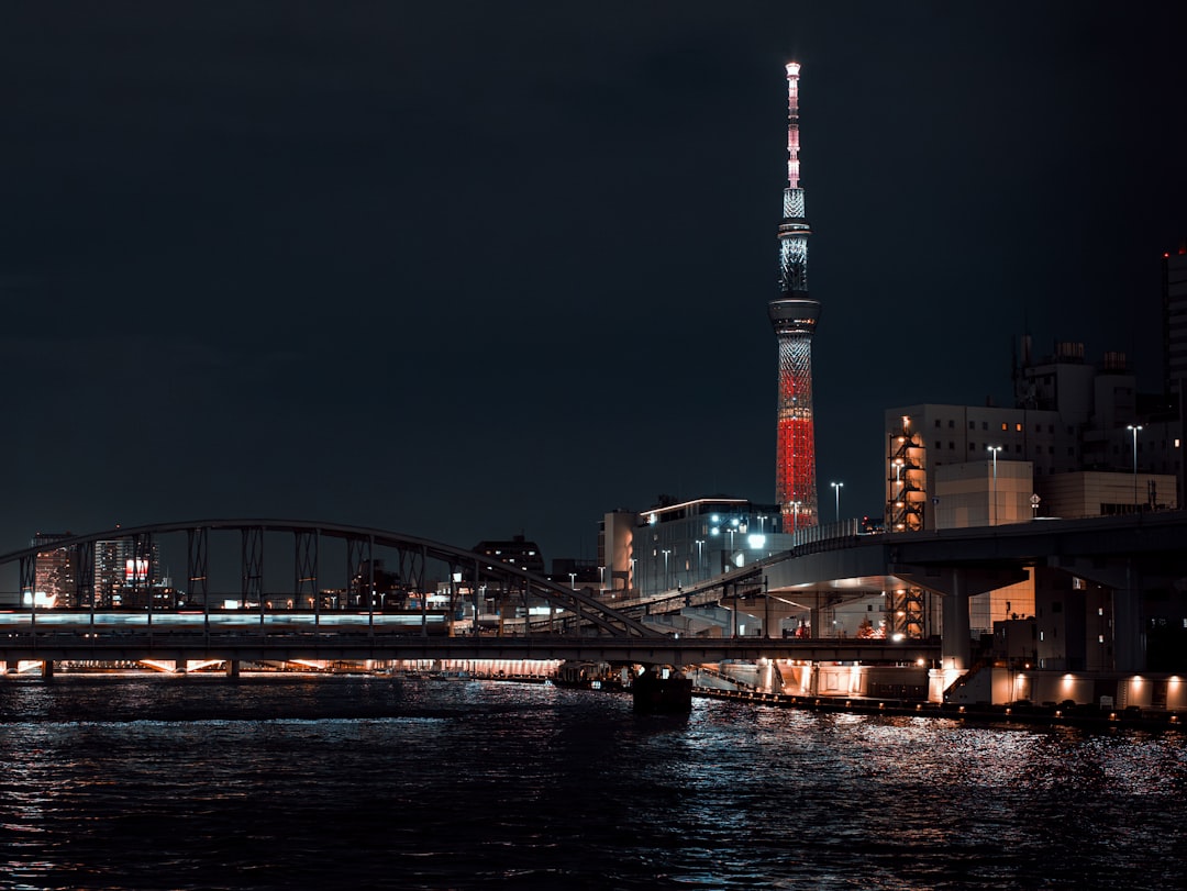 :summer fireworks over the sumida river in tokyo