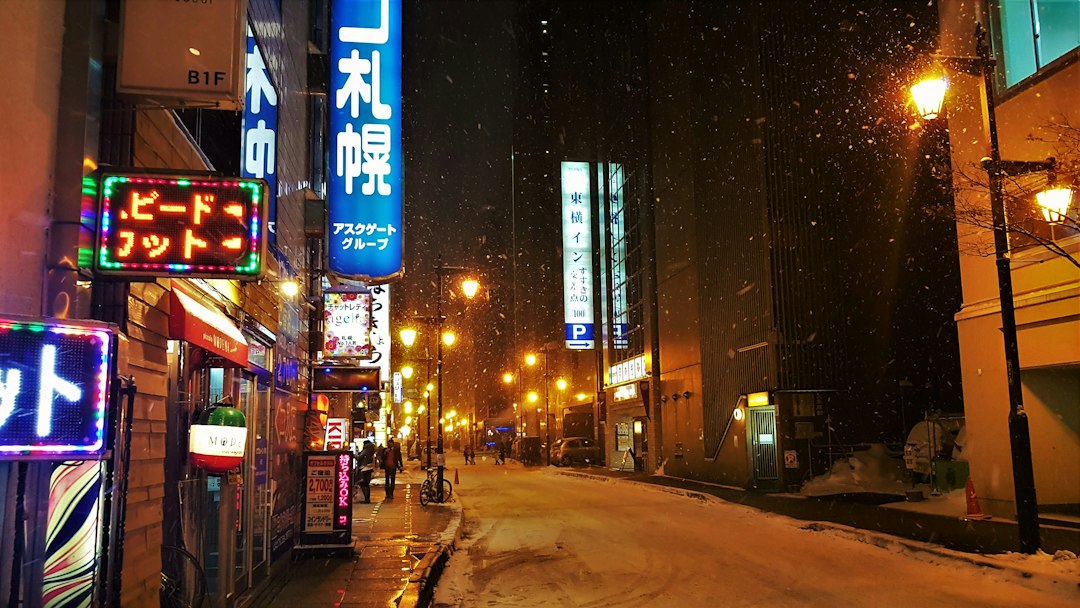:ramen yokocho alley in susukino, the late-night home of sapporo ramen