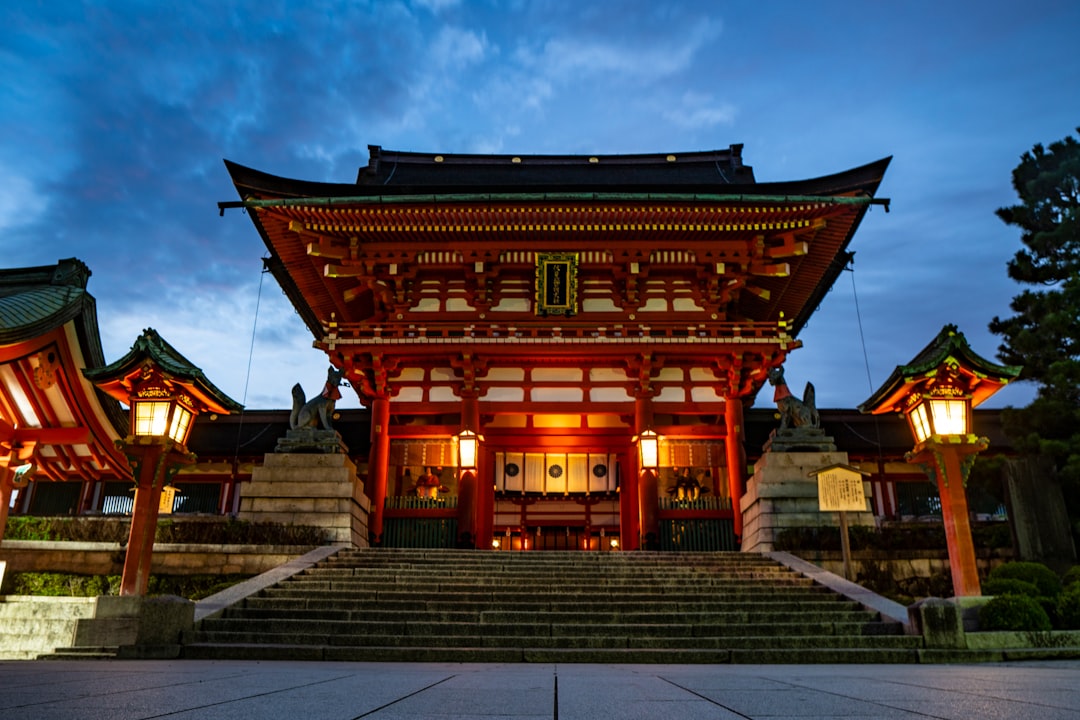 ：engyo-ji temple halls on mount shosha near himeji castle