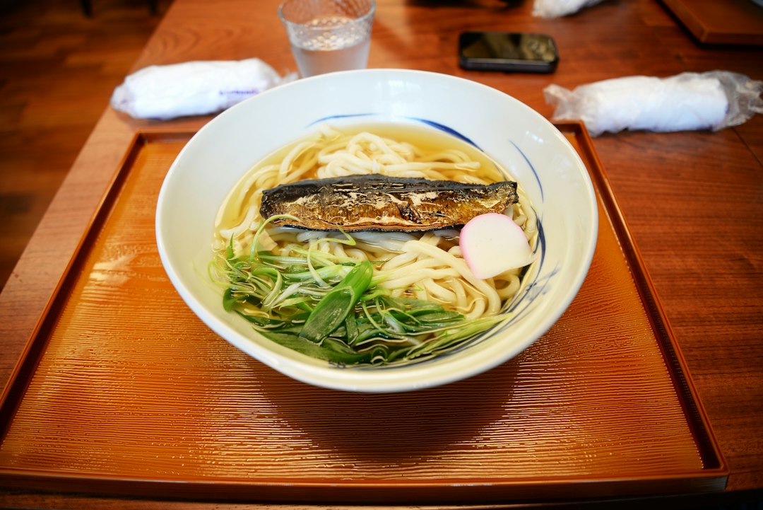 :kyoto nishin soba with simmered herring, a regional soba dish