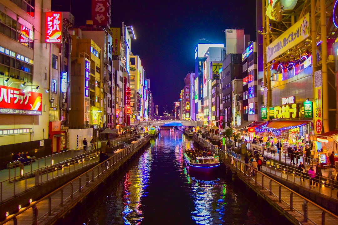 :dotonbori canal at night during three days in osaka