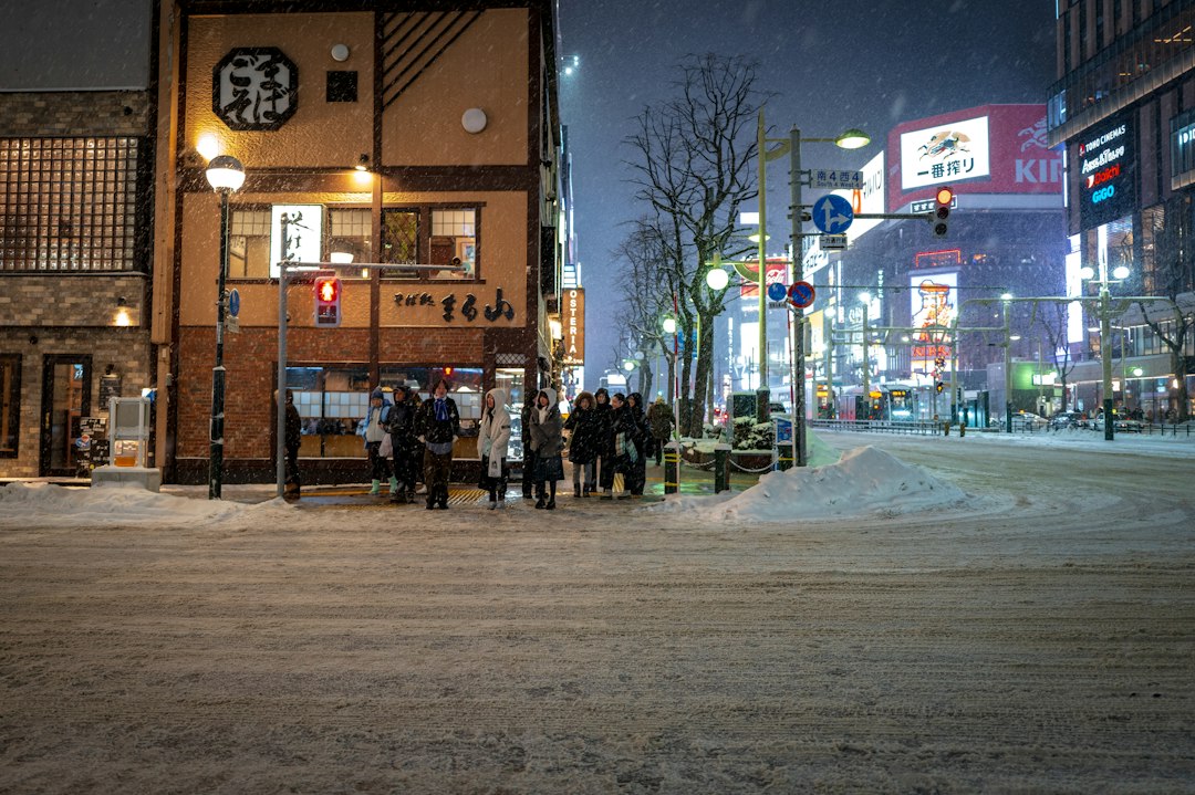 :winter night in sapporo, the season sapporo ramen was made for