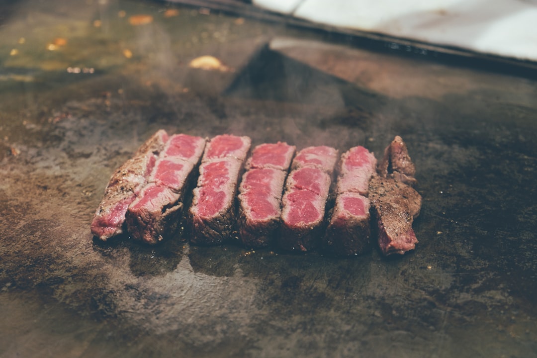 :niku-zushi and grilled skewers at an ura namba bar