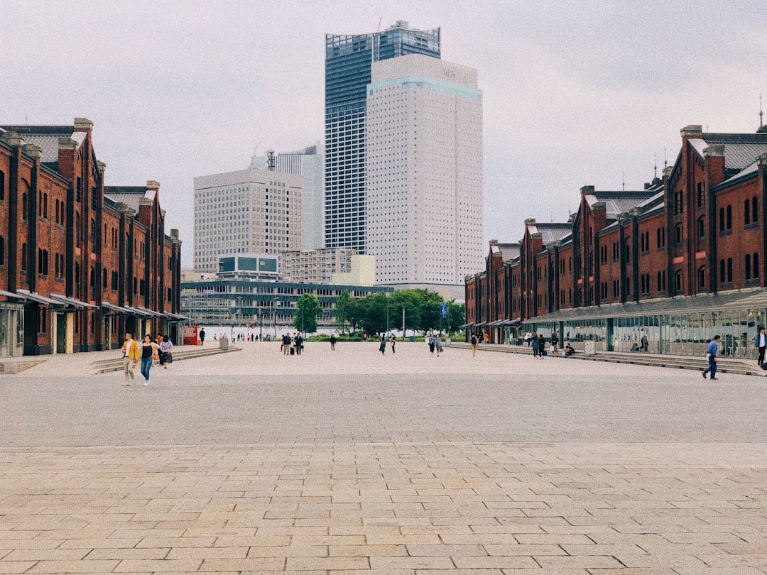 :kanemori red brick warehouses on the hakodate bay area waterfront
