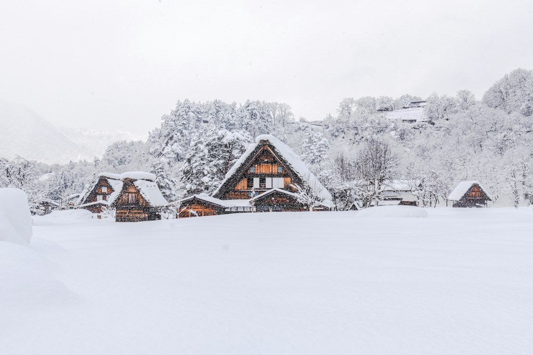 ：milky white outdoor bath at nyuto onsen in akita prefecture