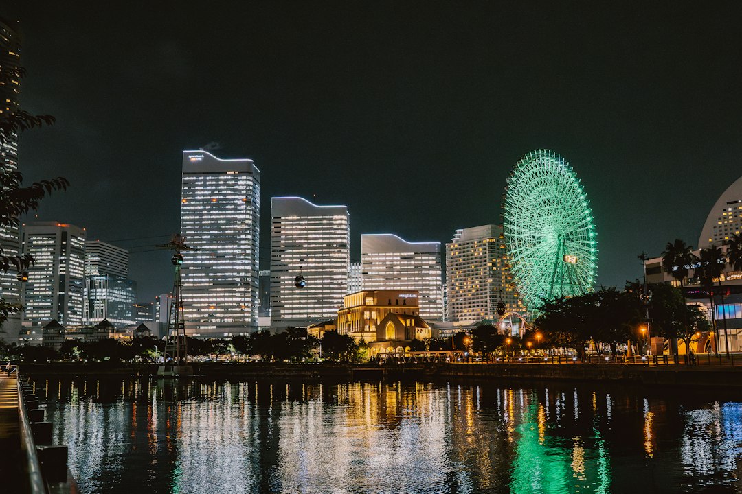 ：yokohama minato mirai waterfront seen on a day trip from tokyo