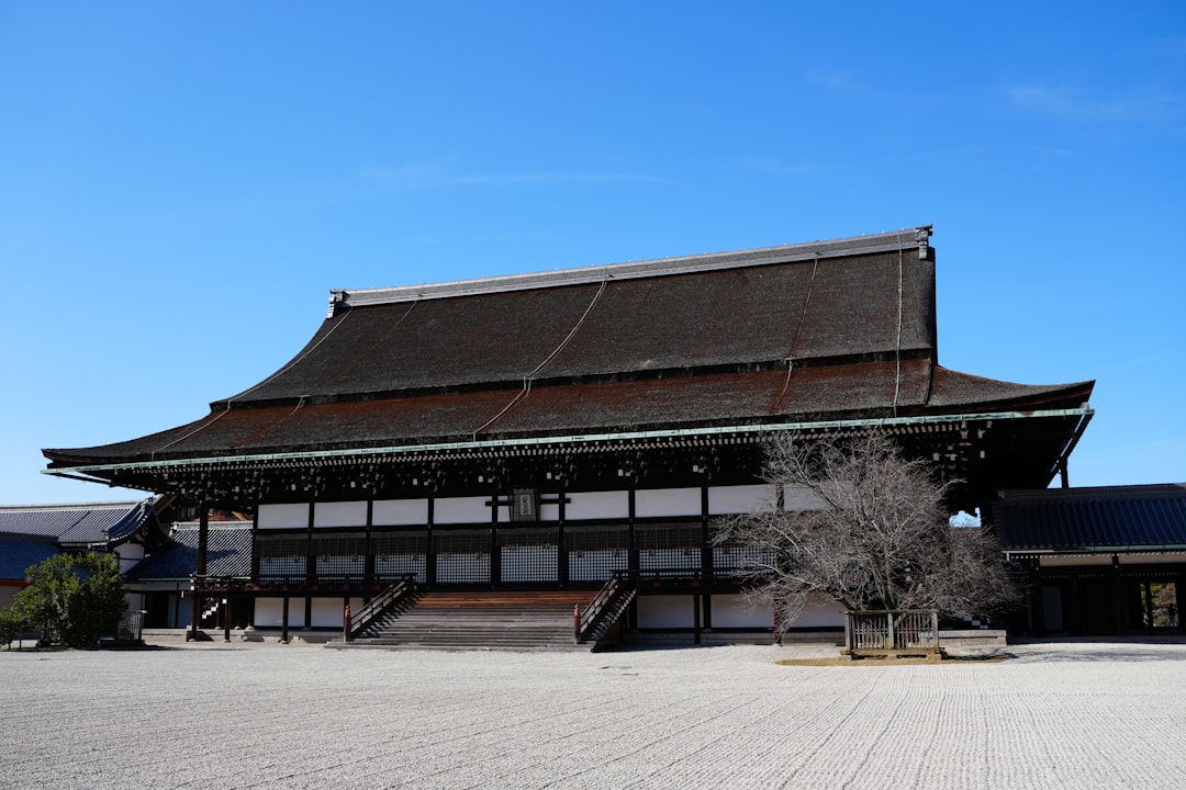 ：exterior of the long main hall at sanjusangendo temple in kyoto