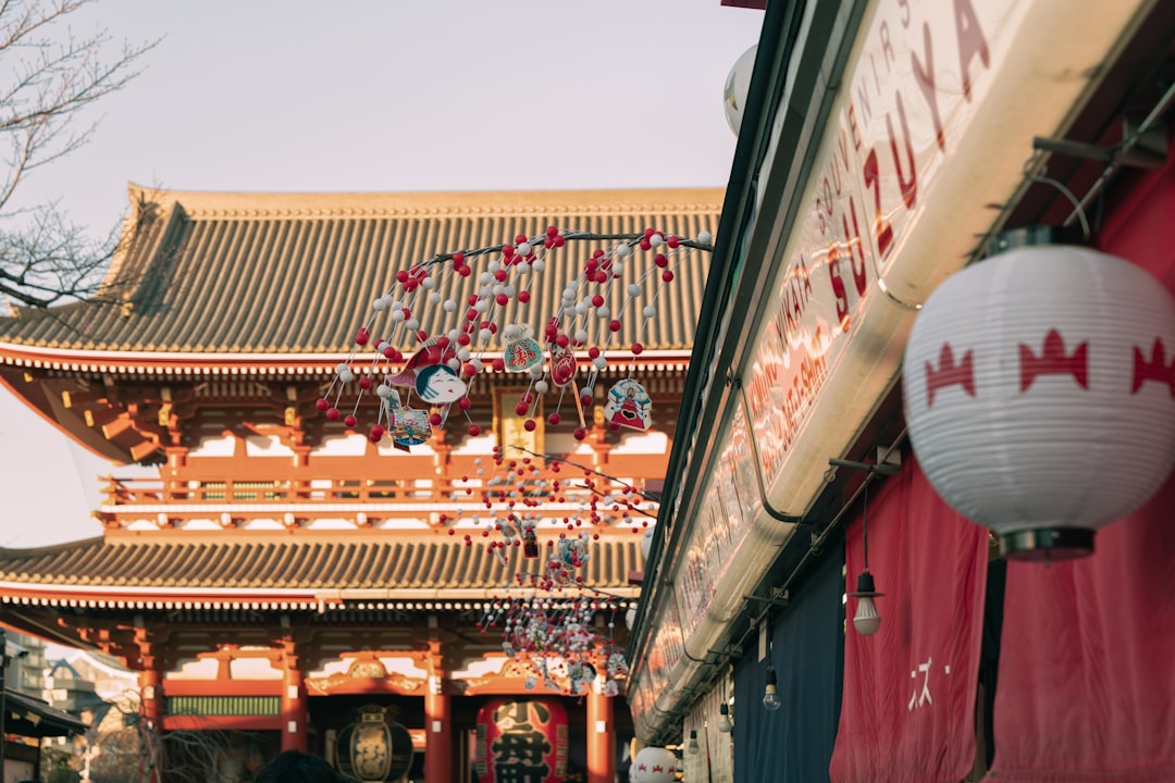 :senso-ji in asakusa early morning, a traditional area to stay in tokyo