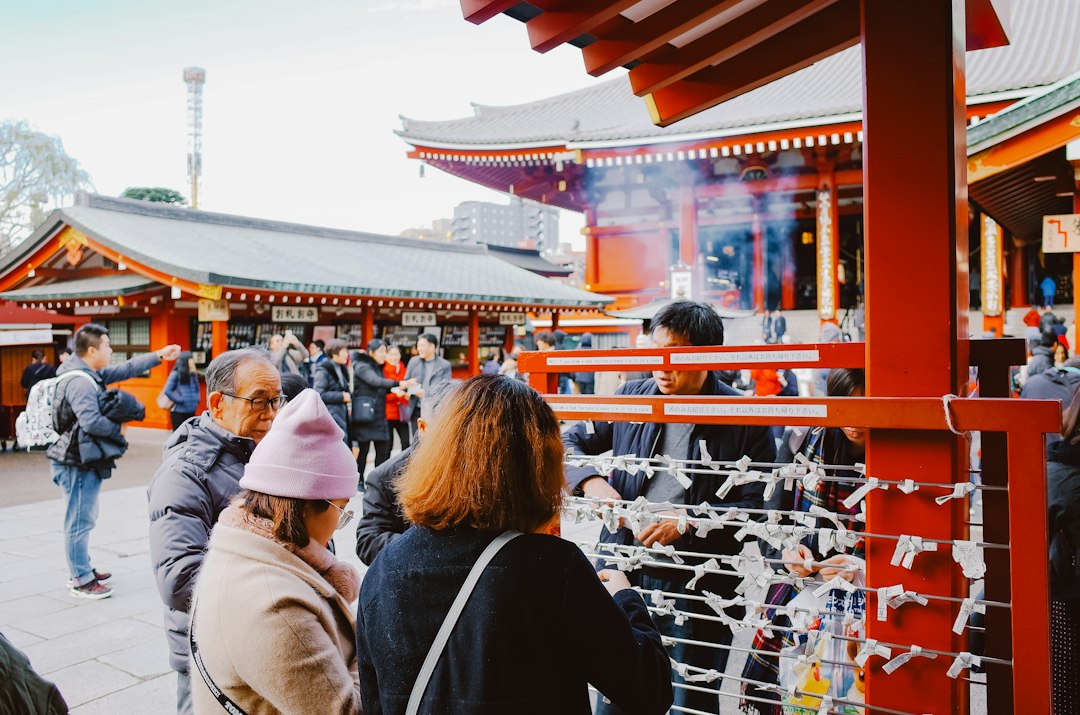 :new year shrine visit in tokyo in january